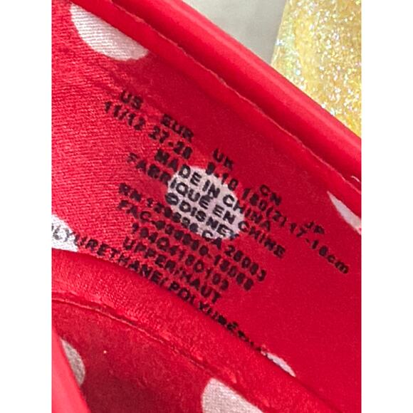 Disney Minnie Mouse Costume Shoes for Kids - Yellow Yellow size 13 - Picture 5 of 6